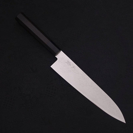 Gyuto ZA-18 Damascus Buffalo Ebony Handle 210mm