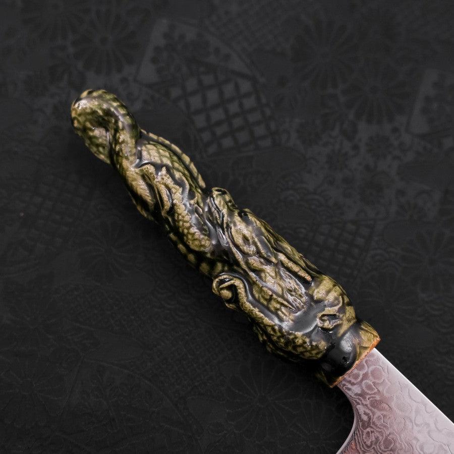 Gyuto ZA-18 Damascus Ceramics Dragon Handle 210mm