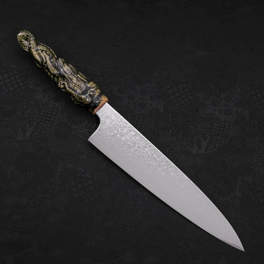 Gyuto ZA-18 Damascus Ceramics Dragon Handle 210mm