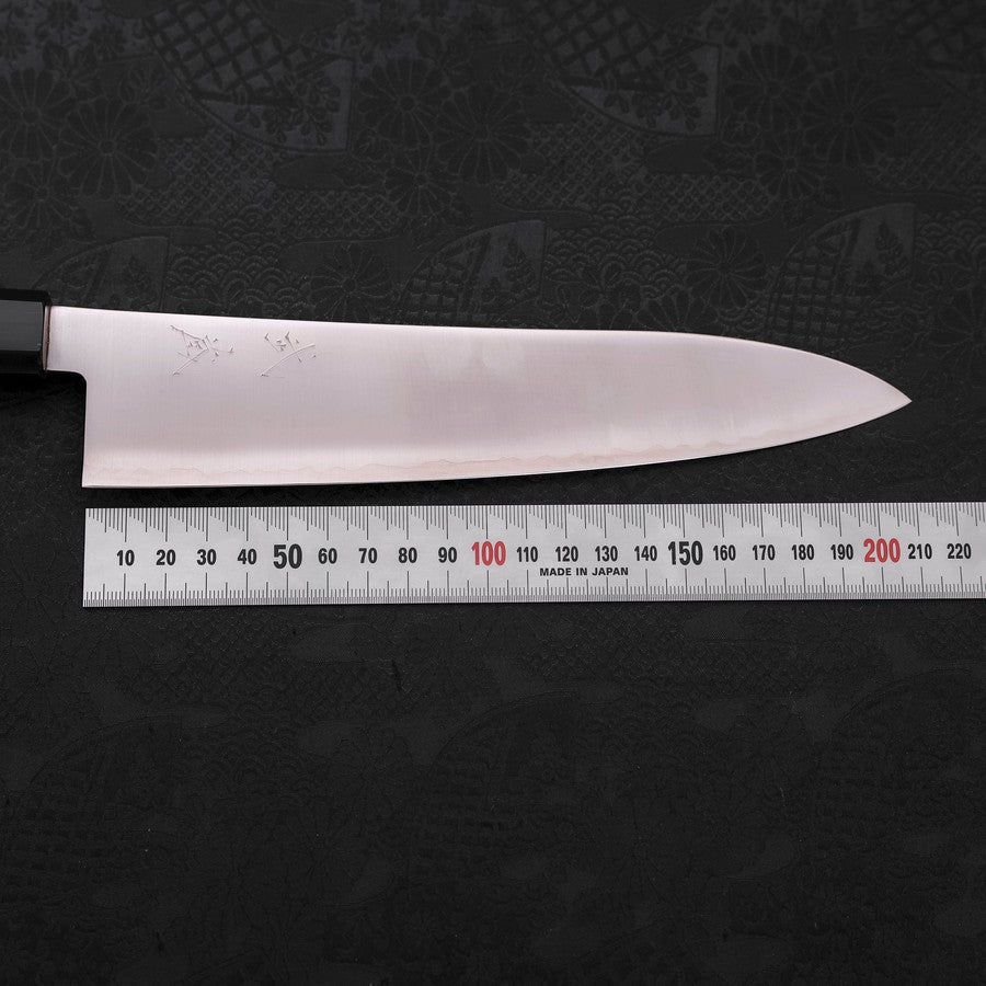 Gyuto ZDP-189 Polished Buffalo Teak Handle 210mm