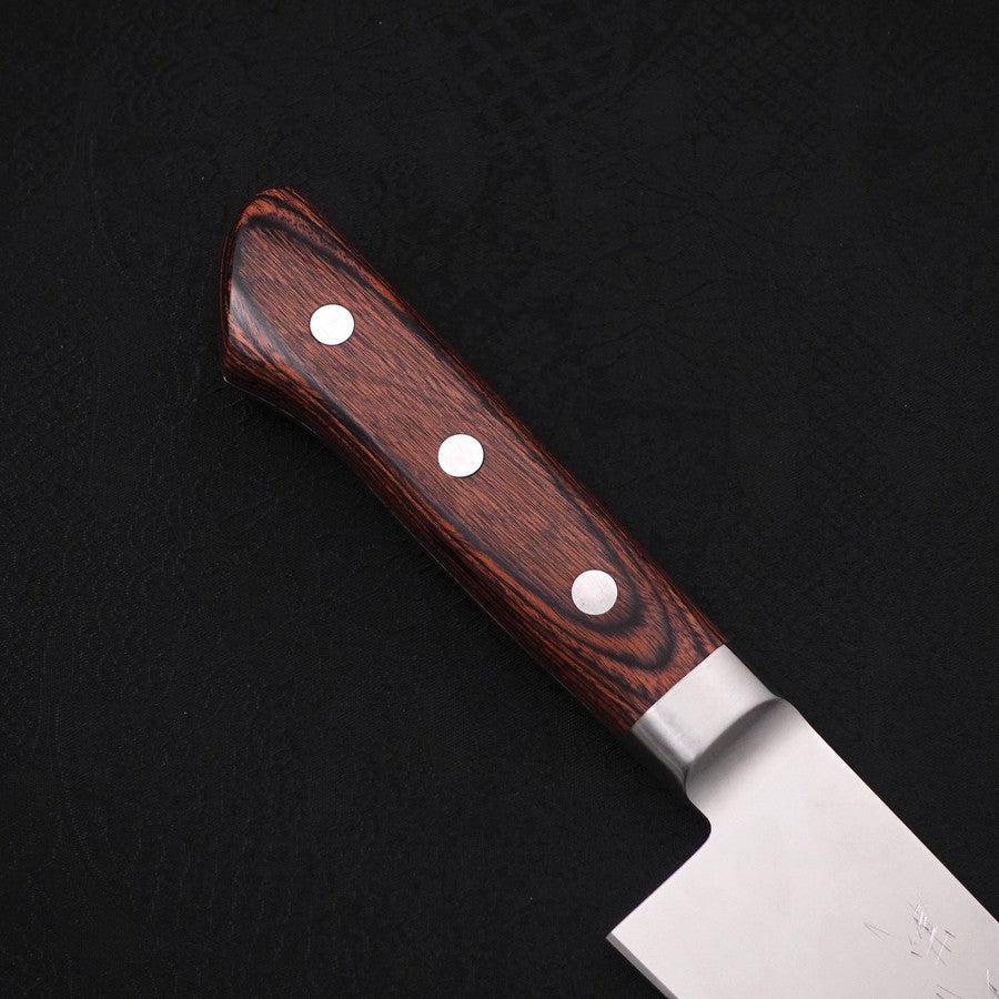 Gyuto knife AUS-8 Polished Western Mahogany Handle 180mm
