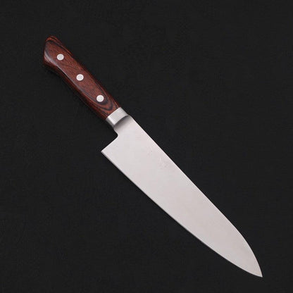 Gyuto knife AUS-8 Polished Western Mahogany Handle 180mm