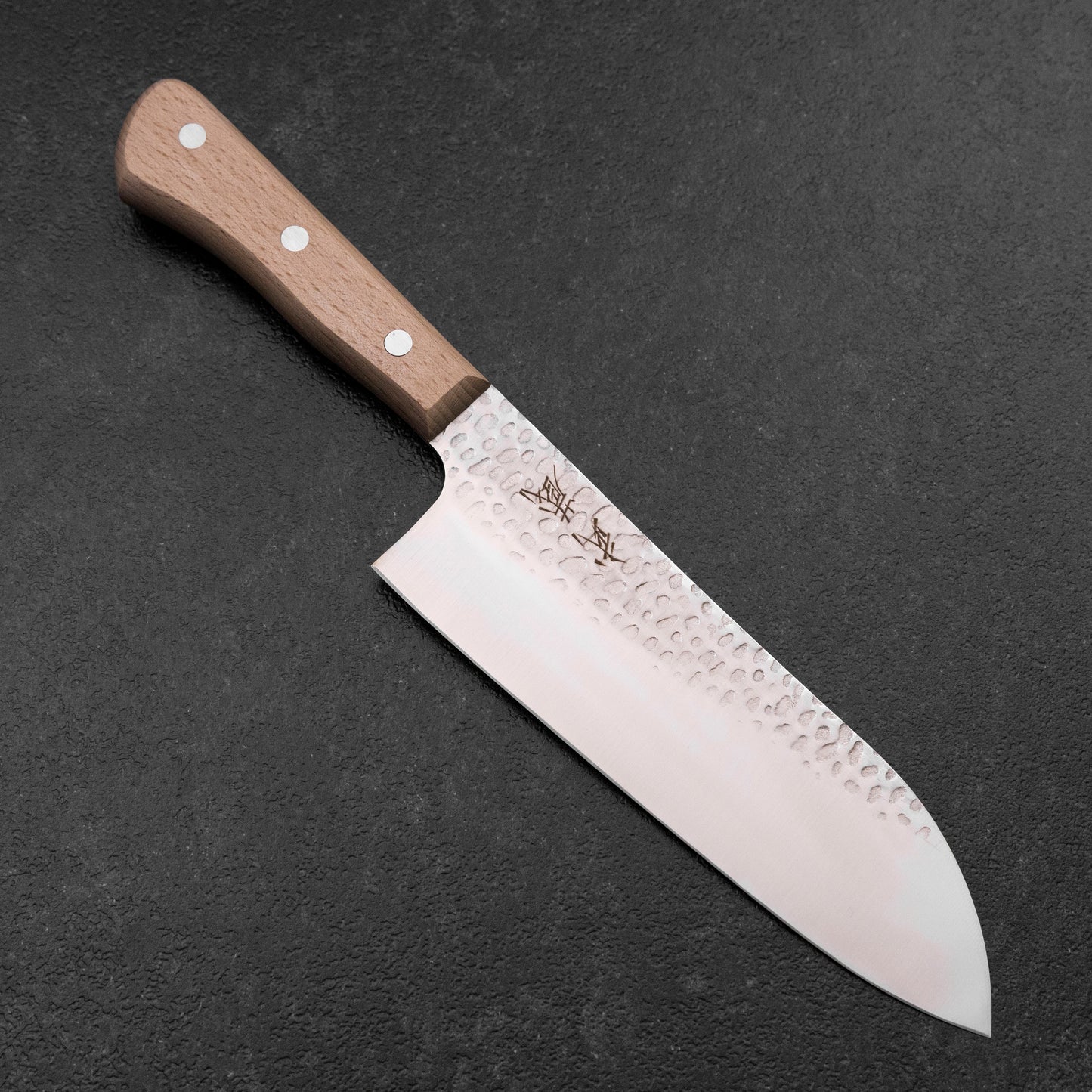Santoku AUS-6 Tsuchime Western Handle 180mm