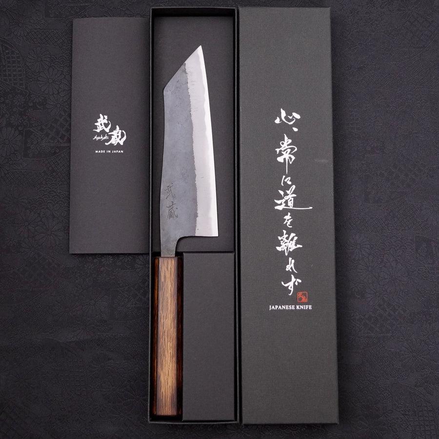 Hakata Blue Steel #2 Kurouchi Sumi Urushi Handle 165mm