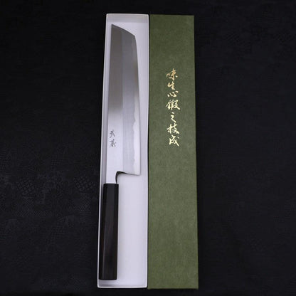 Hamokiri(Honekiri) Blue Steel #2 Kasumi Buffalo Ebony Handle 300mm