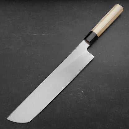 Hamokiri(Honekiri) White Steel #2 Kasumi Buffalo Magnolia Handle 300mm