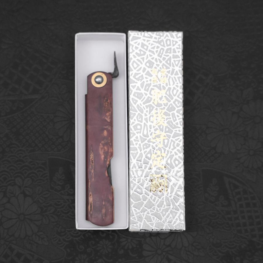 Higonokami Aogami 100mm Birch