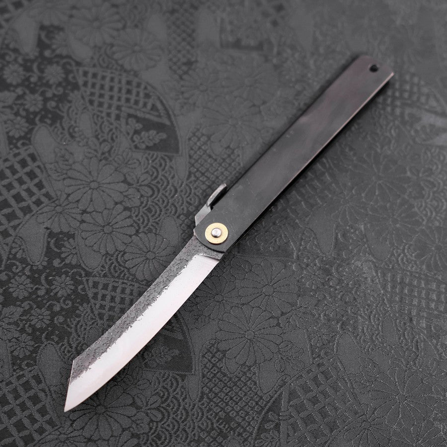 Higonokami Aogami 120mm Black Kurouchi Tsuchime