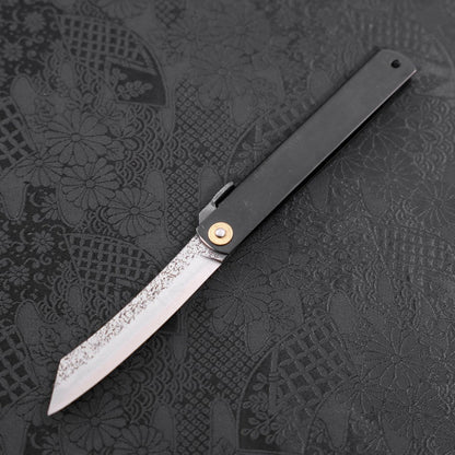 Higonokami Aogami 120mm Black Tsuchime