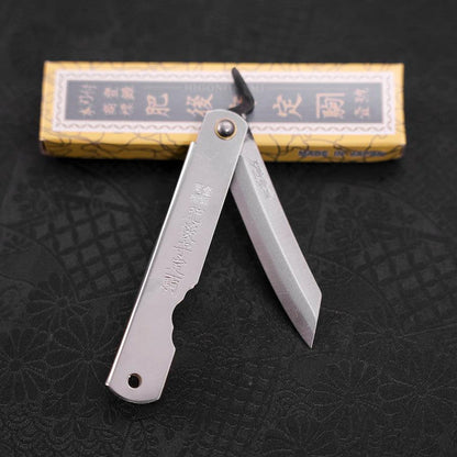 Higonokami Aogami 90mm Silver