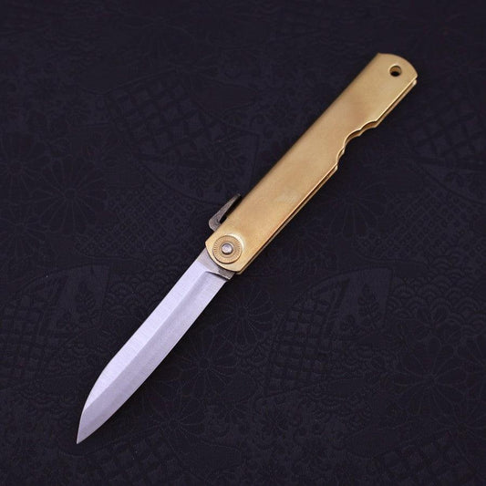 Higonokami Shirogami 100mm Gold Sasaki New