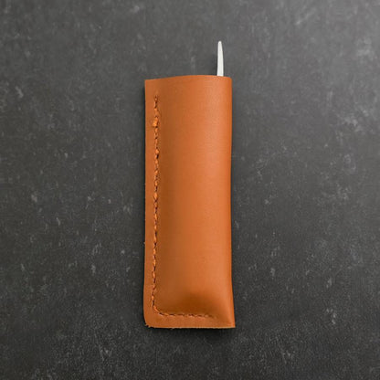 Higonokami VG-10 Black Persimmon Outdoor Knives 60mm with Leather Sheath