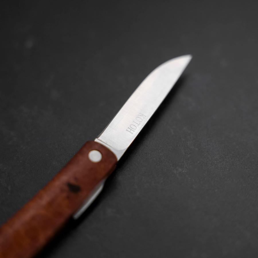 Higonokami VG-10 Karin Outdoor Knives 60mm with Leather Sheath