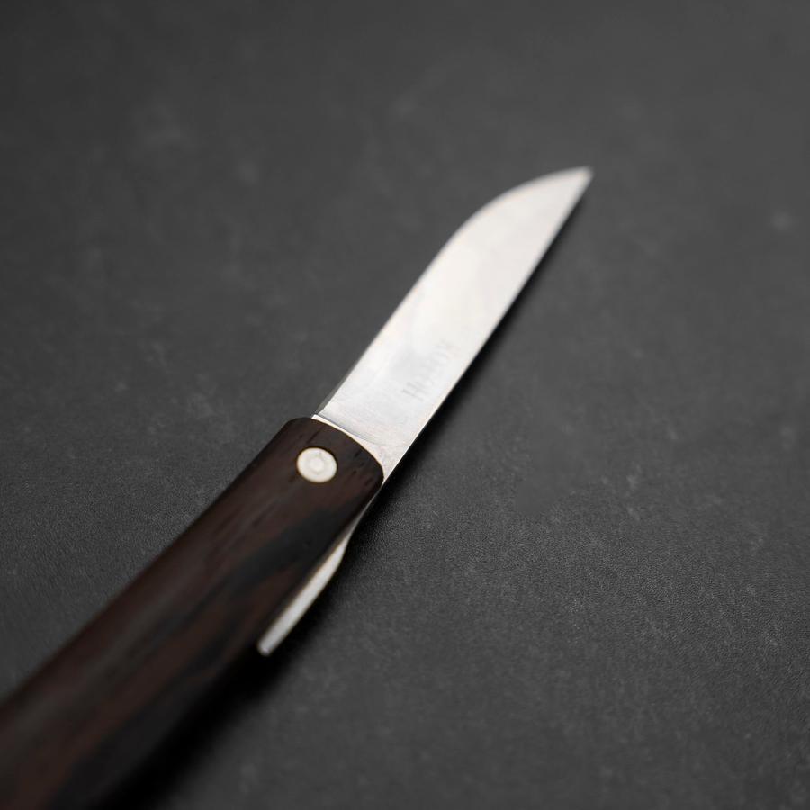 Higonokami VG-10 Wenge Outdoor Knives 60mm with Leather Sheath