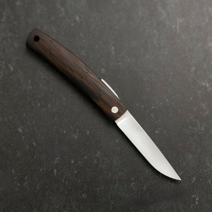 Higonokami VG-10 Wenge Outdoor Knives 60mm with Leather Sheath