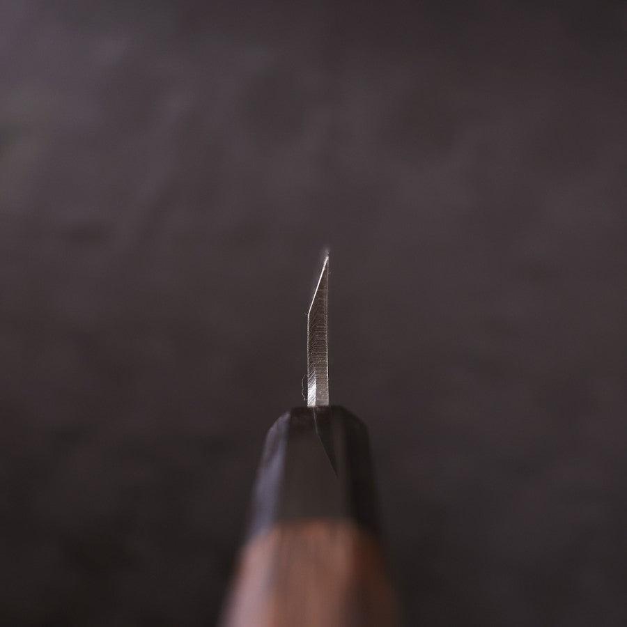 Honesuki Boning Knife Blue Steel #2 Kurouchi Buffalo Wenge Handle 150mm