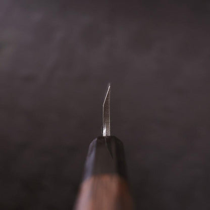 Honesuki Boning Knife Blue Steel #2 Kurouchi Buffalo Wenge Handle 150mm