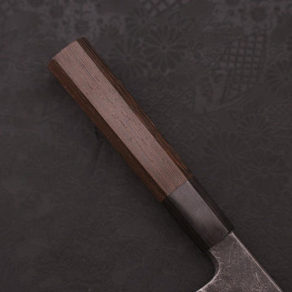 Honesuki Boning Knife Blue Steel #2 Kurouchi Buffalo Wenge Handle 150mm