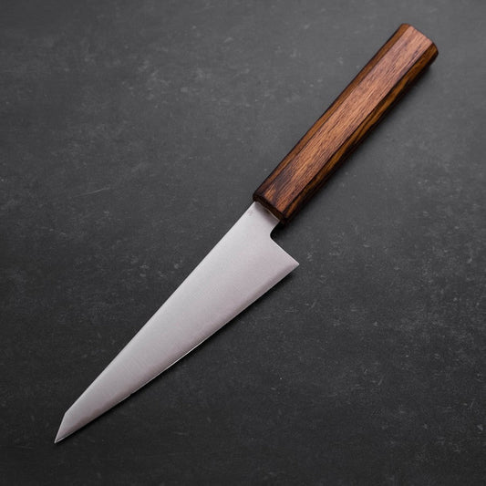 Honesuki Stainless Clad Blue Super Polished Sumi Urushi Handle 150mm