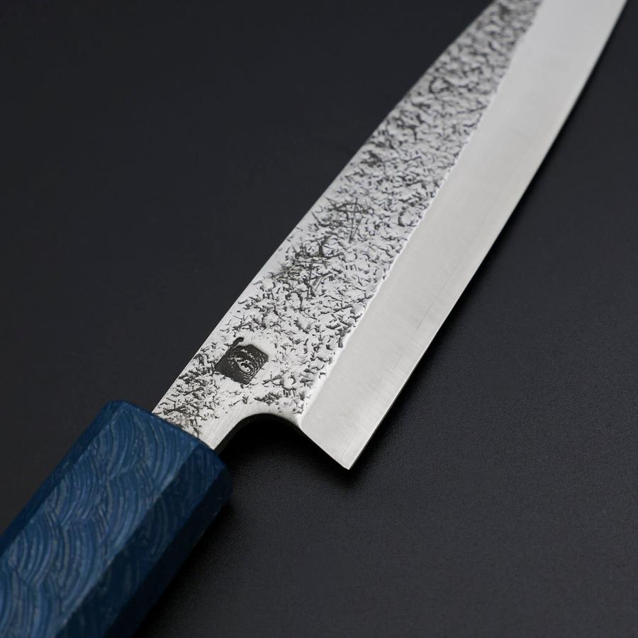 Kaisaki VG-10 Nashiji Blue Urushi Handle 120mm