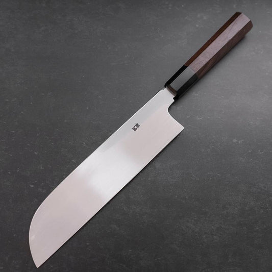 Kama Usuba White Steel #1 Mirror Buffalo Walnut Handle 240mm