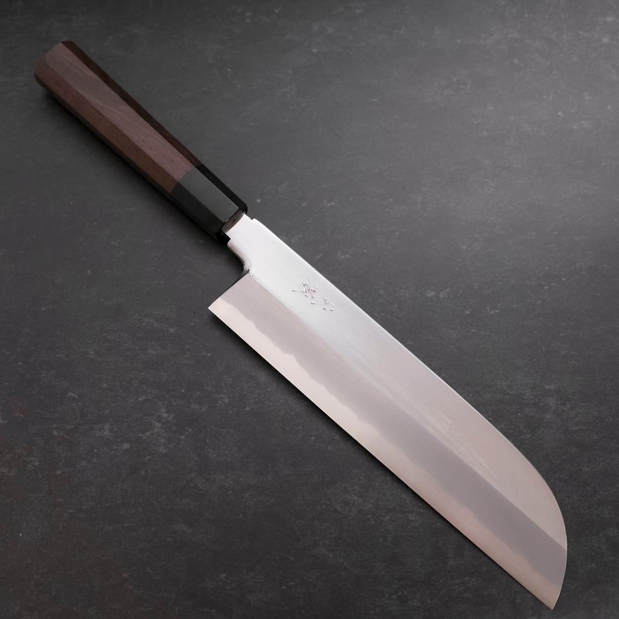 Kama Usuba White Steel #1 Mirror Buffalo Walnut Handle 240mm