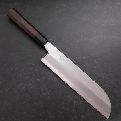 Kama Usuba White Steel #1 Mirror Buffalo Walnut Handle 240mm