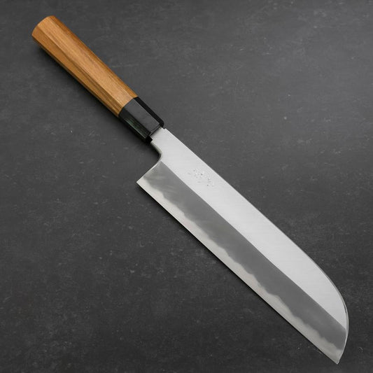 Kama Usuba White Steel #2 Kasumi Buffalo Teak Handle 240mm