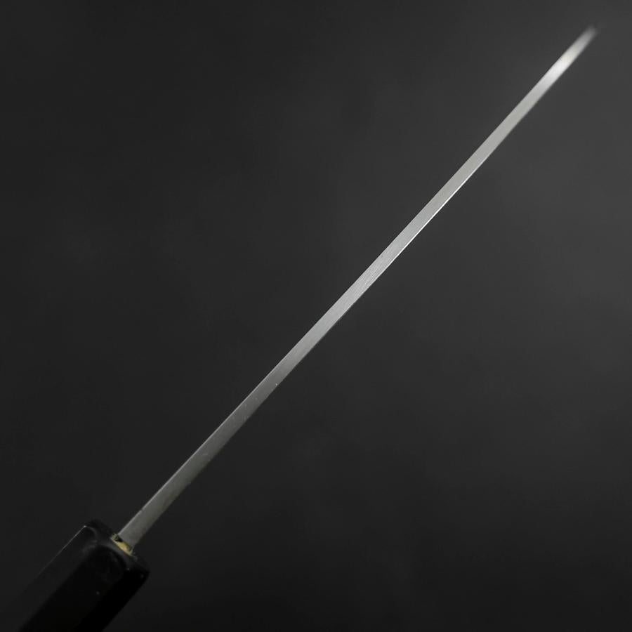 Kama Usuba White Steel #2 Kasumi Chokin Phoenix-Sakura Buffalo Ebony Handle 180mm