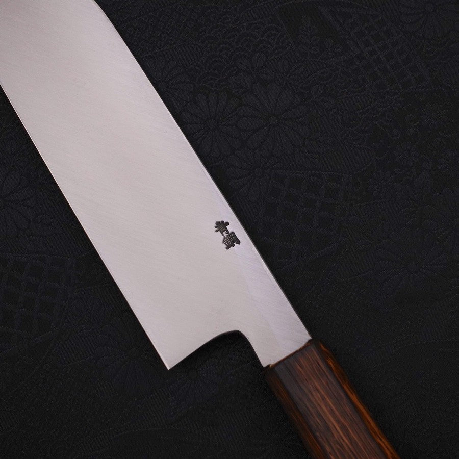 Kama Usuba(Kansai) Blue Steel #2 Kasumi Sumi Urushi Handle 180mm