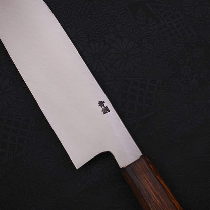 Kama Usuba(Kansai) Blue Steel #2 Kasumi Sumi Urushi Handle 180mm