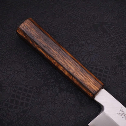 Kama Usuba(Kansai) Blue Steel #2 Kasumi Sumi Urushi Handle 180mm