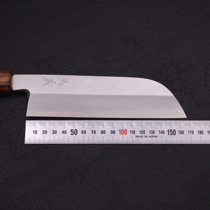 Kama Usuba(Kansai) Blue Steel #2 Kasumi Sumi Urushi Handle 180mm