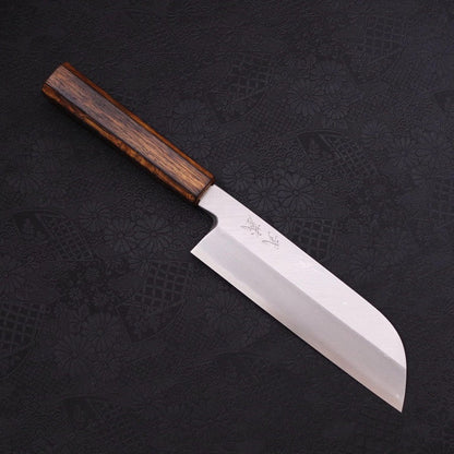 Kama Usuba(Kansai) Blue Steel #2 Kasumi Sumi Urushi Handle 180mm