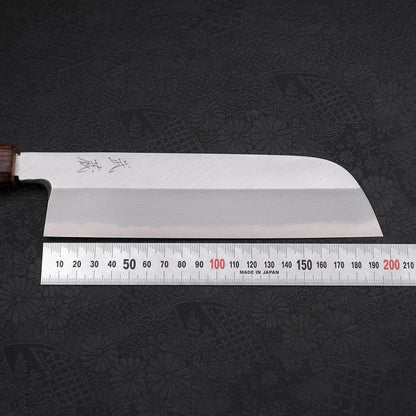 Kama Usuba(Kansai) Blue Steel #2 Kasumi Sumi Urushi Handle 210mm