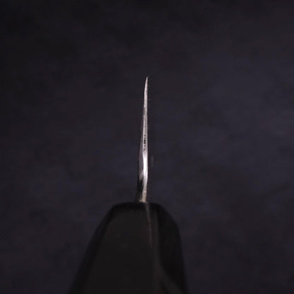 Kama Usuba(Kansai) Blue Steel #2 Suminagashi Buffalo Ebony Handle 180mm