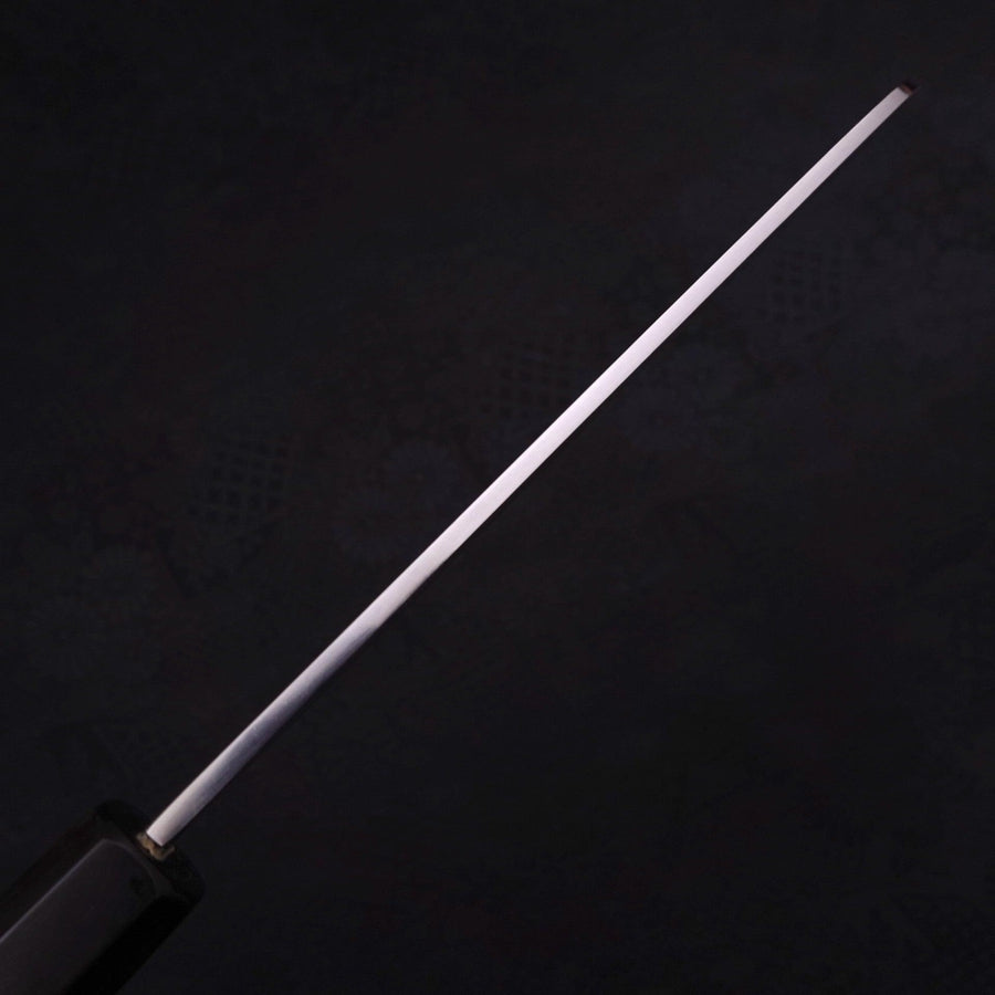 Kama Usuba(Kansai) Blue Steel #2 Suminagashi Buffalo Ebony Handle 180mm