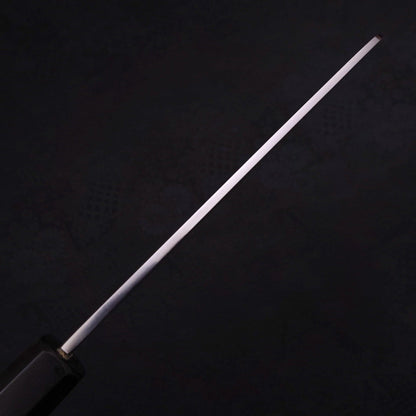 Kama Usuba(Kansai) Blue Steel #2 Suminagashi Buffalo Ebony Handle 180mm