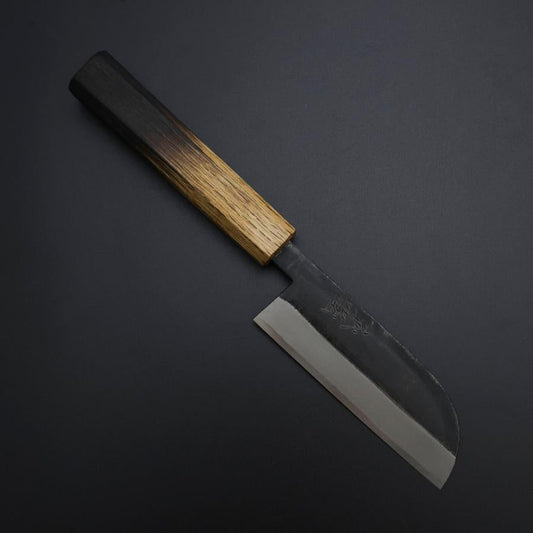 Kawamuki White Steel #1 Kurouchi Yaki Urushi Handle 100mm