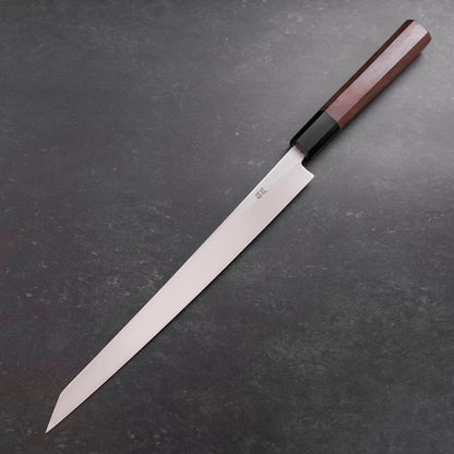 Kengata Fuguhiki Blue Steel #1 Hon-Kasumi Buffalo Walnut Handle 270mm
