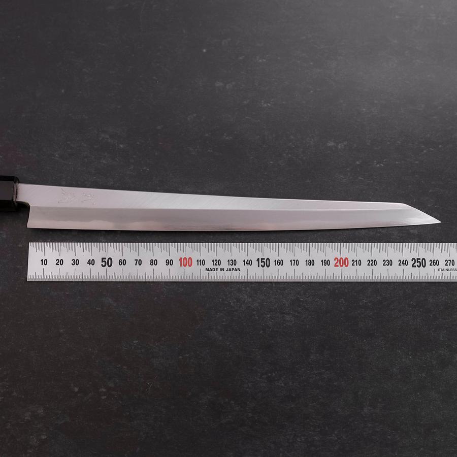 Kengata Fuguhiki Blue Steel #1 Hon-Kasumi Buffalo Walnut Handle 270mm