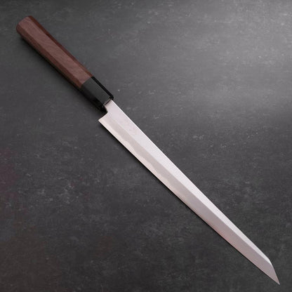 Kengata Fuguhiki Blue Steel #1 Hon-Kasumi Buffalo Walnut Handle 270mm