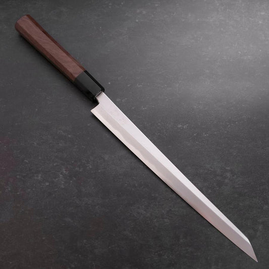 Kengata Fuguhiki Blue Steel #1 Hon-Kasumi Buffalo Walnut Handle 270mm