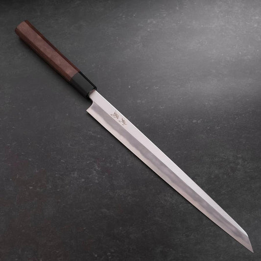 Kengata Fuguhiki Blue Steel #1 Hon-Kasumi Buffalo Walnut Handle 300mm