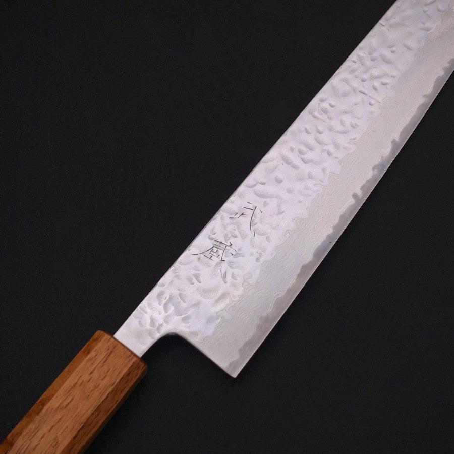 Kiritsuke AUS-10 Mirror Tsuchime Damascus Yaki Urushi Handle 210mm