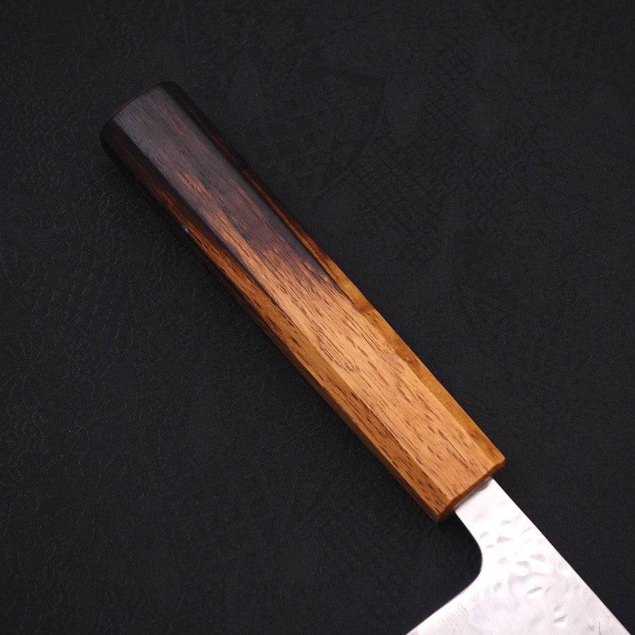 Kiritsuke AUS-10 Mirror Tsuchime Damascus Yaki Urushi Handle 210mm