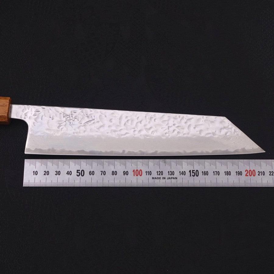 Kiritsuke AUS-10 Mirror Tsuchime Damascus Yaki Urushi Handle 210mm