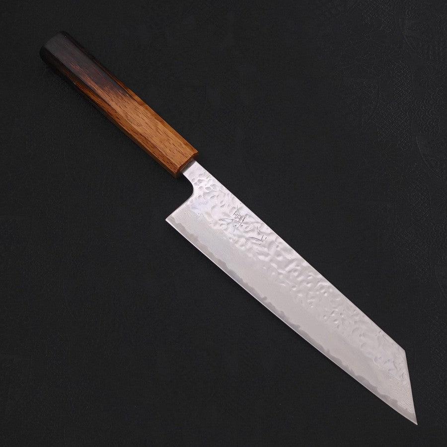 Kiritsuke AUS-10 Mirror Tsuchime Damascus Yaki Urushi Handle 210mm
