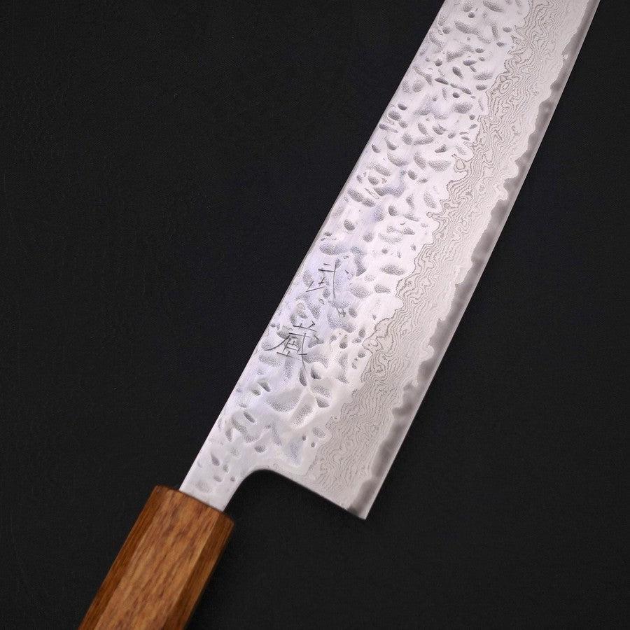 Kiritsuke AUS-10 Mirror Tsuchime Damascus Yaki Urushi Handle 240mm