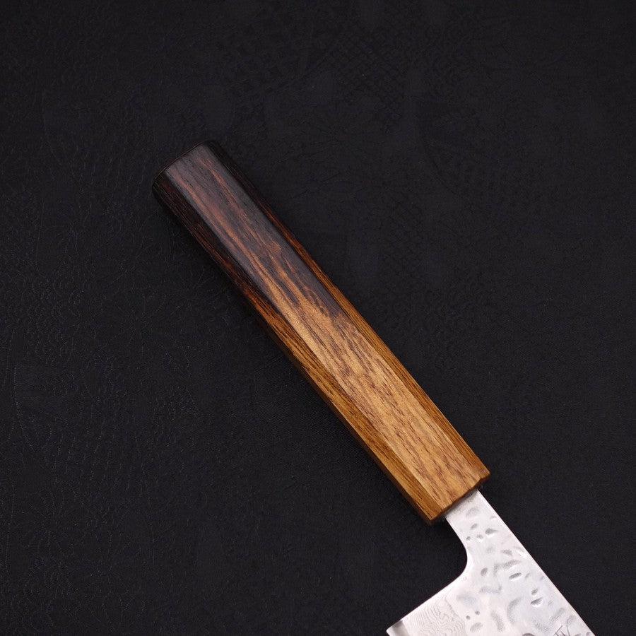 Kiritsuke AUS-10 Mirror Tsuchime Damascus Yaki Urushi Handle 240mm